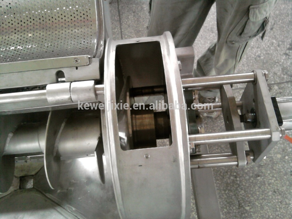 fruit pulp process screw finisher refining machine